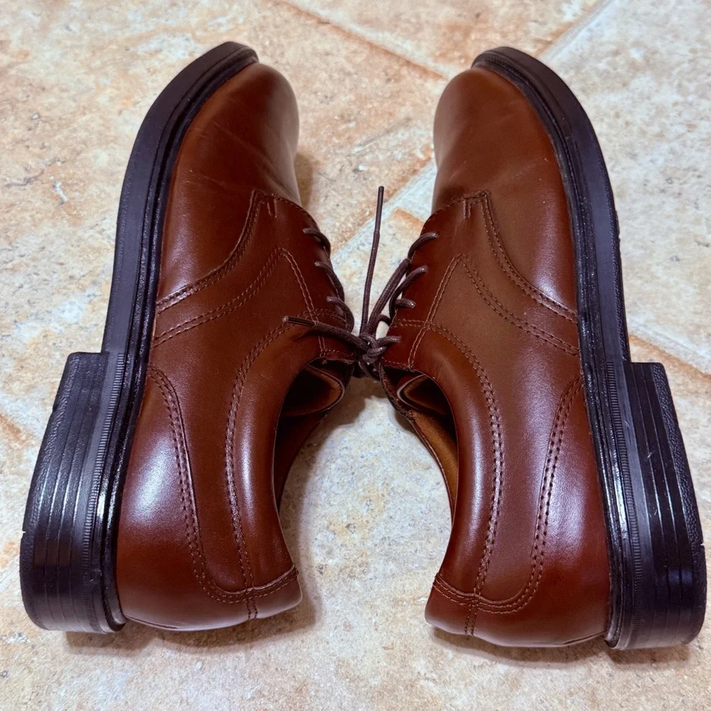 NEW Nunn Bush Brown Leather Size 9M Men's Oxfords‎